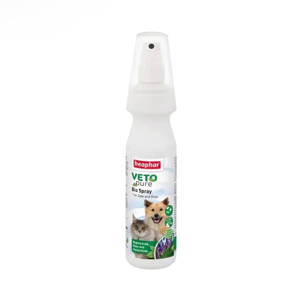 Beaphar Demathi Care Insect and Flea Repellent Spray with Lavender Scent Beaphar VETO Bio Pure Spray Dog&Cat - Lavender 150ml