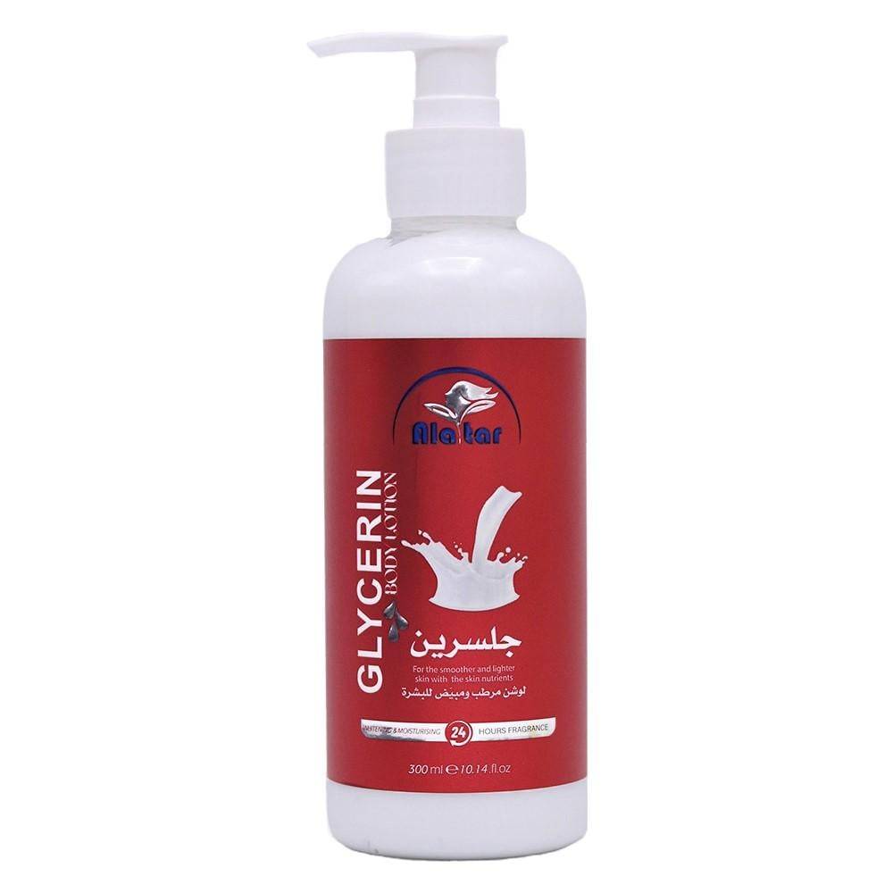 Al Attar Glycerin Lotion to moisturize and whiten the skin - 300 ml