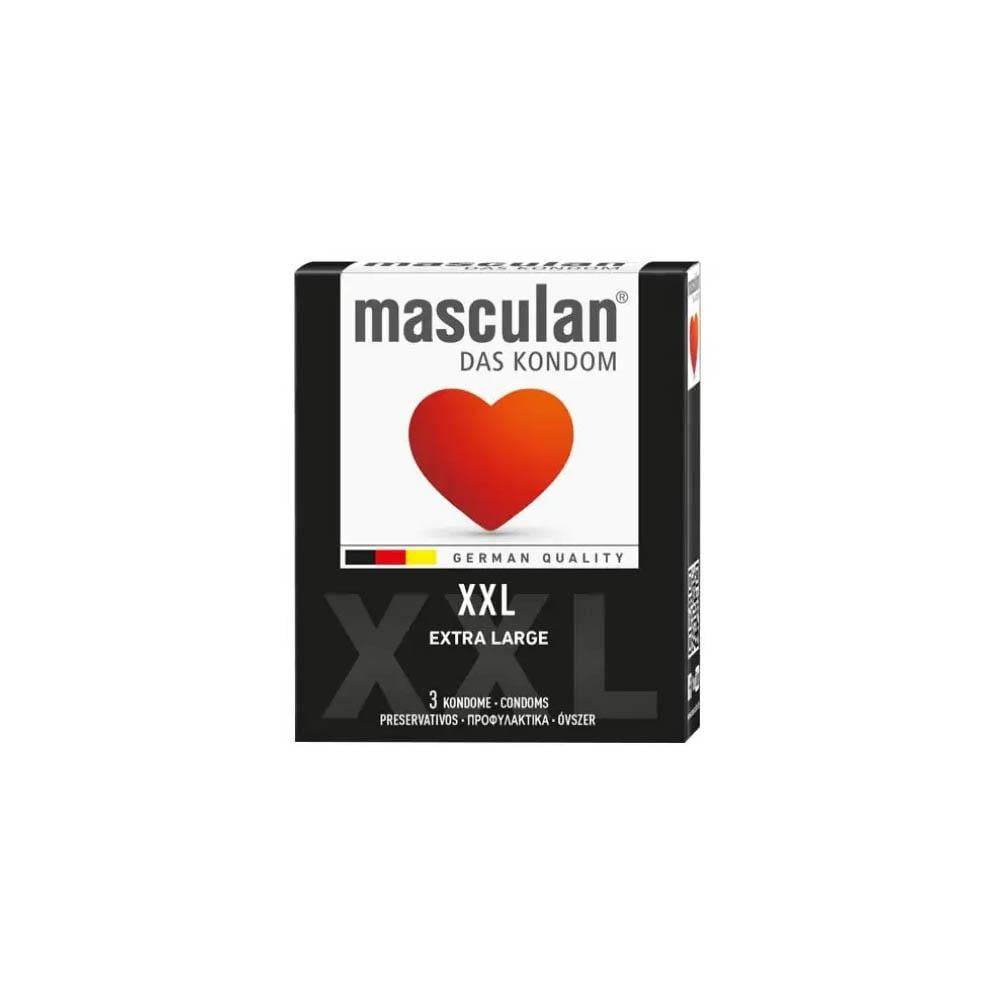 ماسكولان واقي ذكري نوع 5 XXL اكسترا لارج - 3 حبة