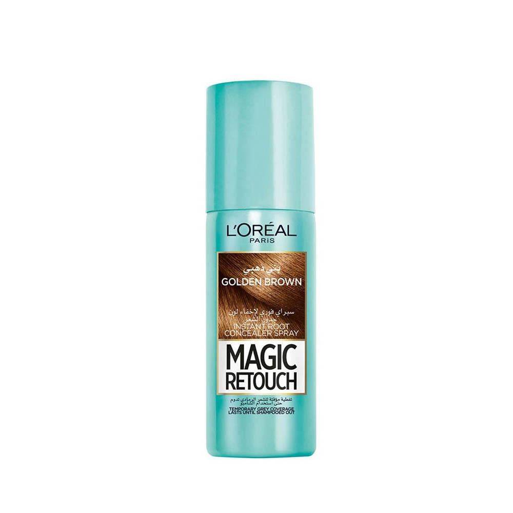 L'Oreal Paris Magic Retouch Temporary Hair Dye Spray - Golden Brown 75 ml