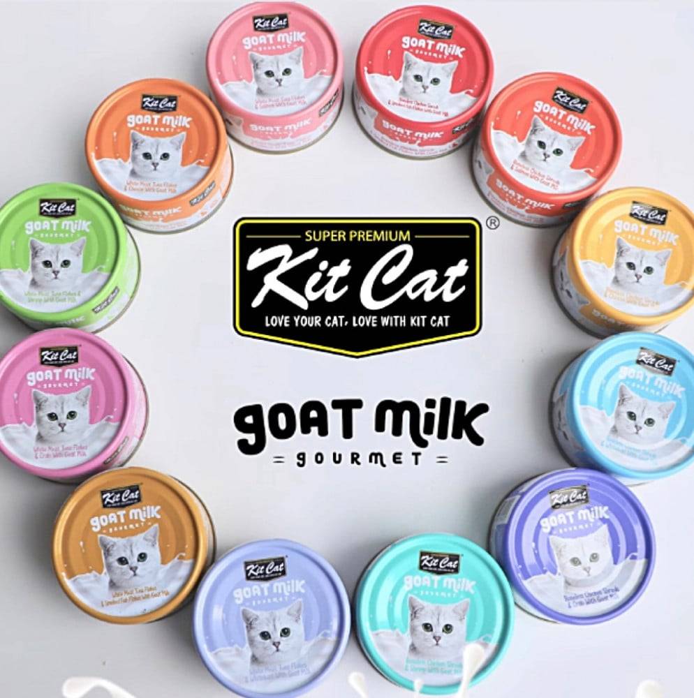 Kit Cat Chicken Shreds White Meat Tuna With Goat Milk 70G
