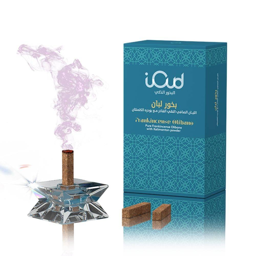 اي عود البخور الذكي بخوراللبان الفاخر مع بودره الكلمنتان