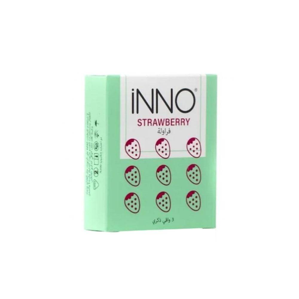 Eno Strawberry Condom – 3 Pieces