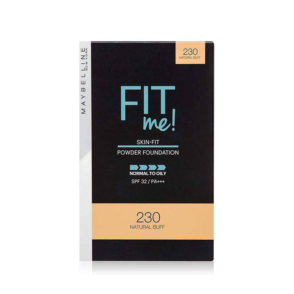 Maybelline New York Fit Me Powder Foundation 230 Natural Buff - 9 gm