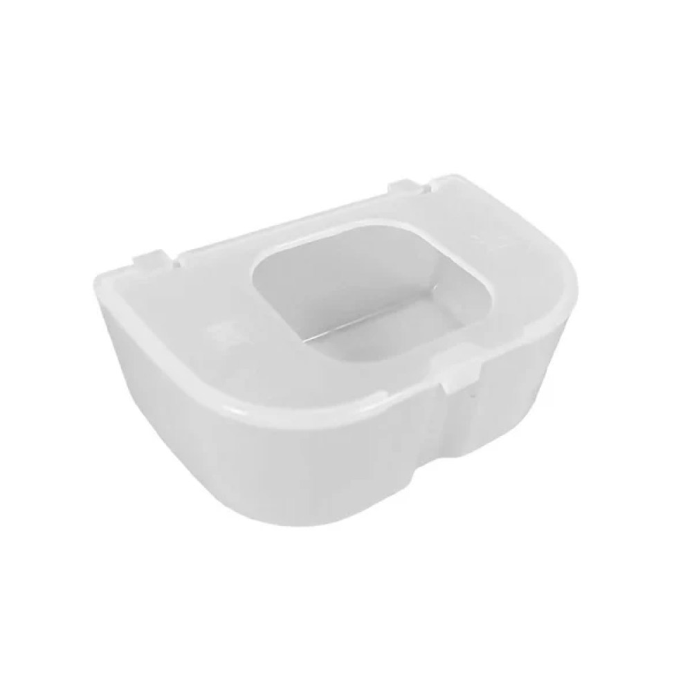 معلف ماكليه طيور بلاستيك بغطاء شفاف Plastic Bird Feeder with Transparent Lid