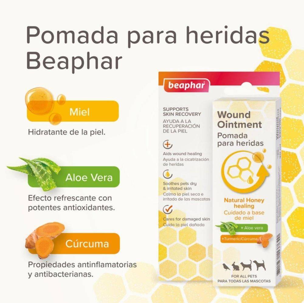 بيفار مرهم جروح الطيور - مرهم جروح القطط والحيوانات الصغيرة Beaphar Wound Ointment