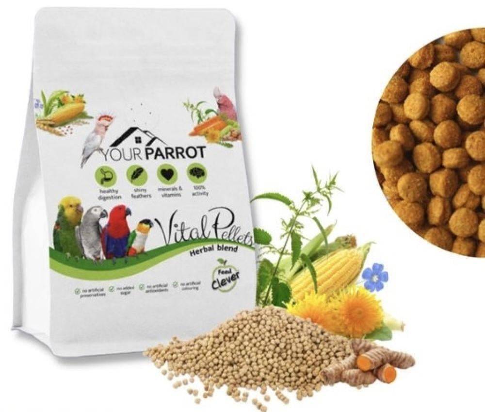 يور باروت حبيبات خليط من الاعشاب والخضار لكل الطيور Your Parrot Herbal Blend