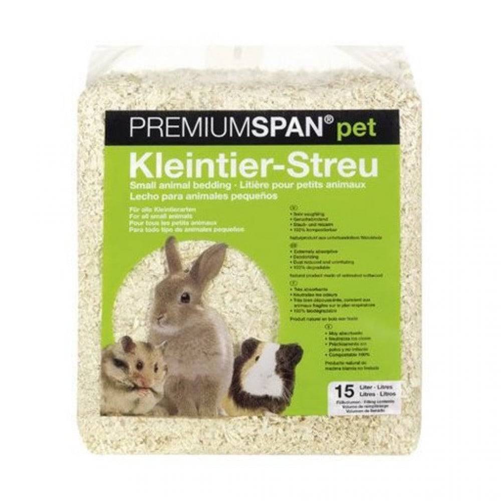 Premium Span Bedding Litter Wood For Small Animals Apple Scent 15L