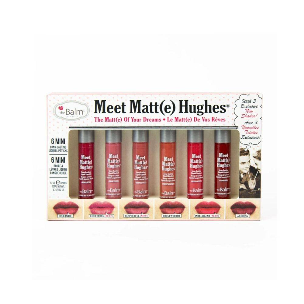 The Balm Meet Matt Hughes Liquid Lipstick Vol. 12 sets of 6 pieces