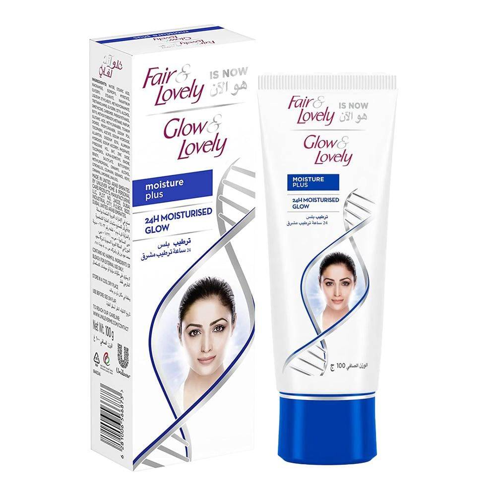 Glow & Lovely, Face Cream, Moisturizing Plus, Skin Moisturizing - 100g