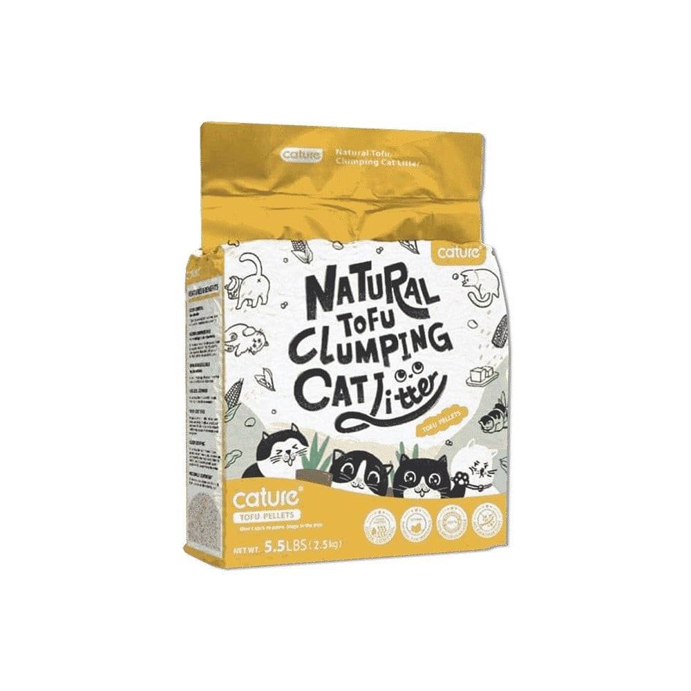 رمل كاتشور التوفو Cature TOFU Clumping Cat Litter 2,4kg
