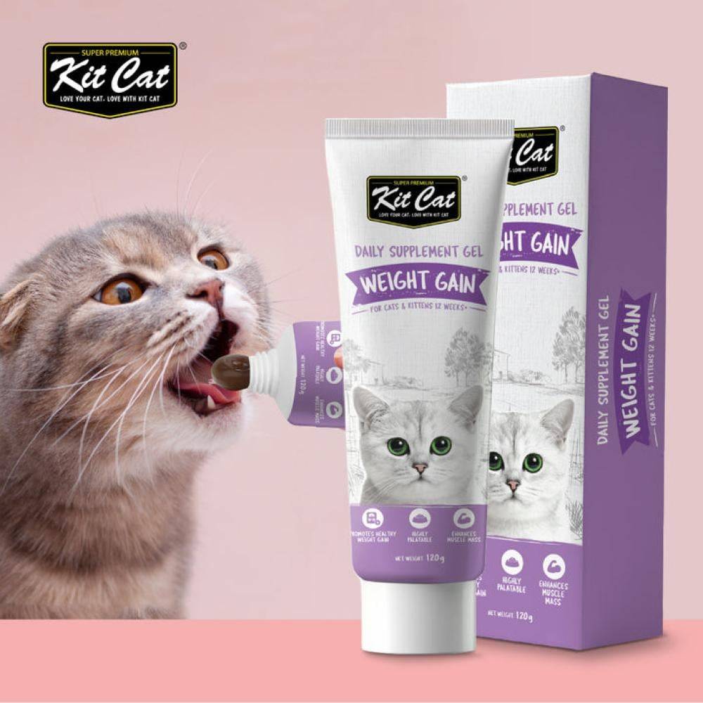 Kit Cat Daily Supplement Gel For Cats Kittens Weight Gain