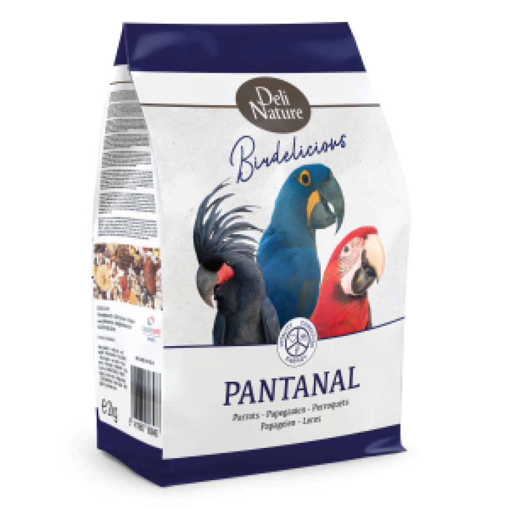 ديلي ناتشر غذاء ببغاء كاسكو امزوني مكاو كوكاتو النخيل مركزه DeliNature Papegaaien Pantanal