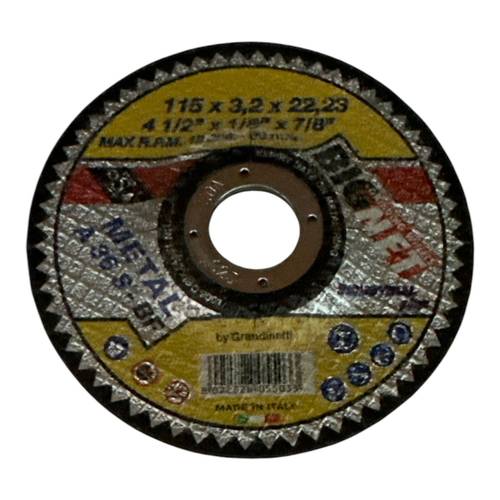 ريشة جلخ ( سنفره ) حديد واستيل ديسك 115*6.4*22.23(4.5)