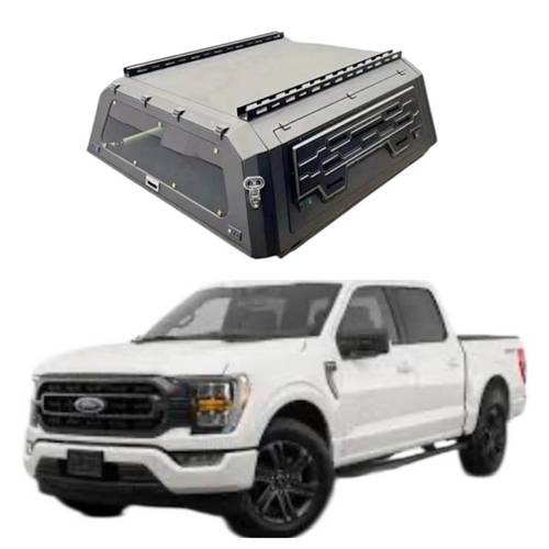 شد الكانوبي من HBZ - غمارتين F150 مديل 2016-2024  - بدون نوافذ	