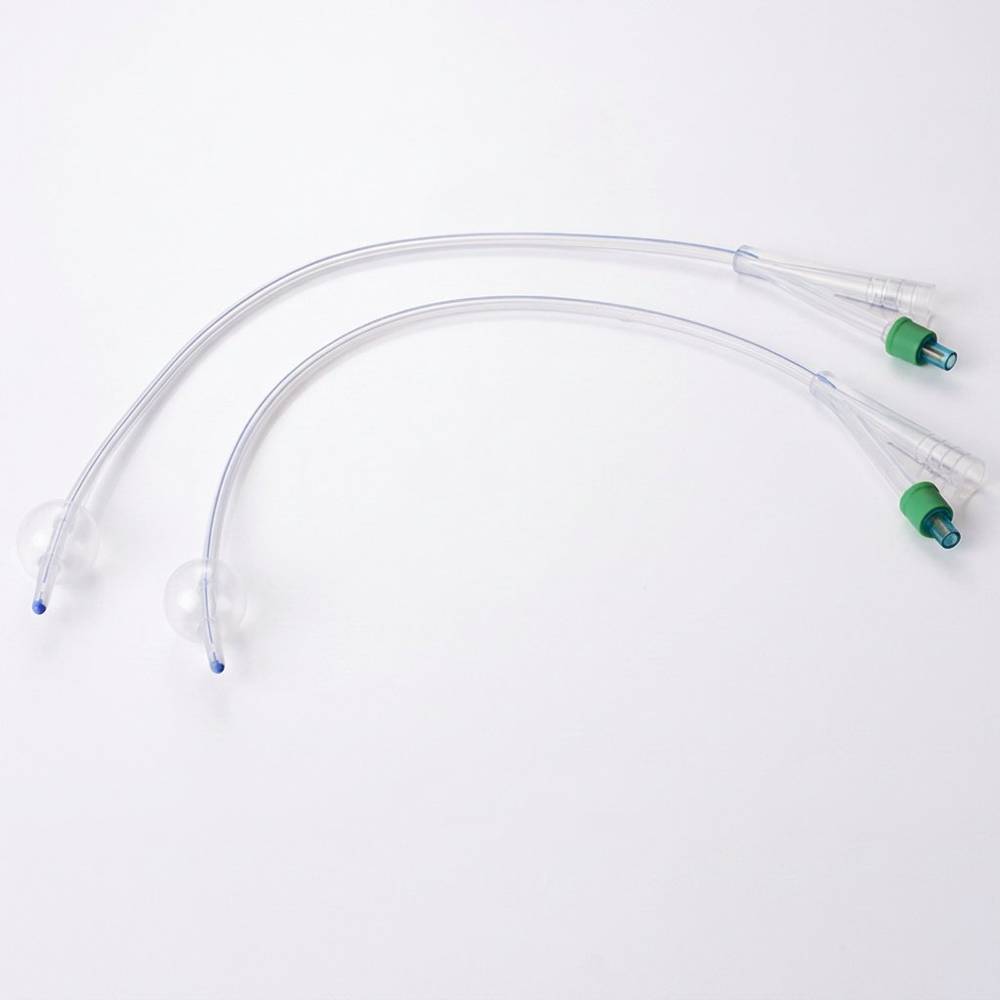 قسطرة بولية سيليكون (Silicone) معقمة – 10 قساطر – منفذين