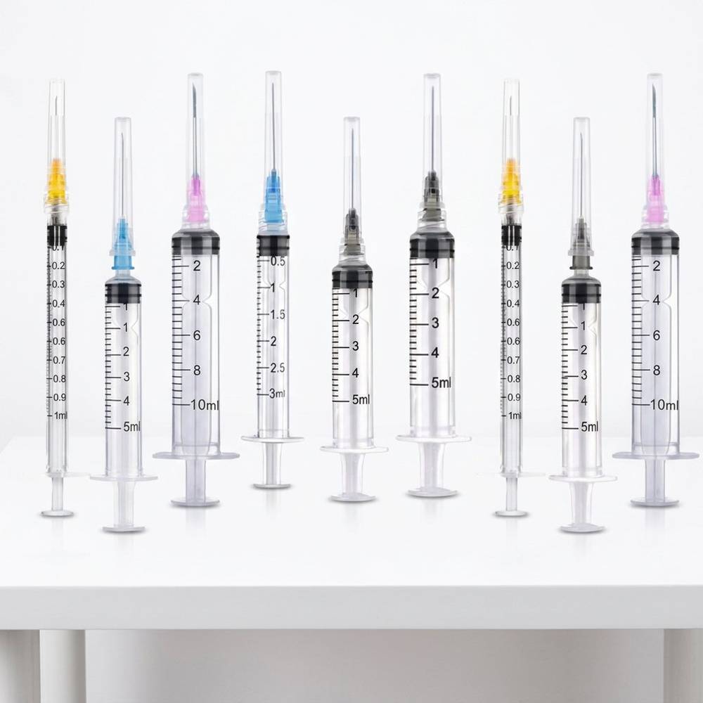 سرنجة طبية معقمة للاستخدام الواحد Luer Lock / Luer Slip | متوفرة بعدة أحجام 1 مل إلى 60 مل - 100 حبة