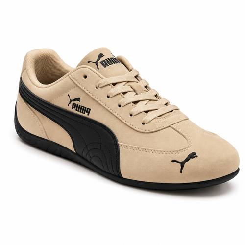 حذاء نسائي رياضي كاجوال من Puma بيج مع أسود