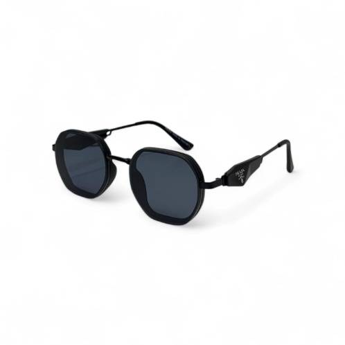 Prada Black Geometric Sunglasses