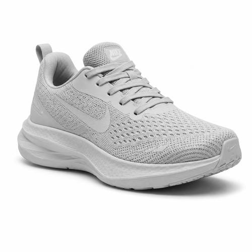 حذاء رجالي رياضي للجري من Nike باللون الرمادي الفاتح