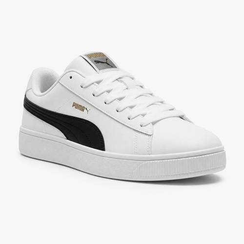 حذاء نسائي كاجوال كلاسيك من Puma باللون الأبيض مع أسود