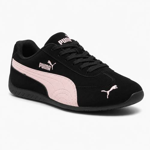 حذاء نسائي رياضي كاجوال من Puma باللون الأسود مع الوردي