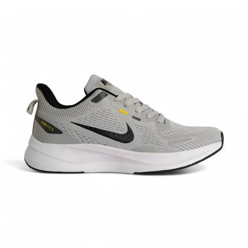 حذاء رجالي رياضي للجري من Nike باللون الرمادي مع الأسود