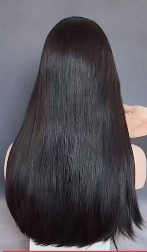 باروكة شعر طبيعي طول18انش