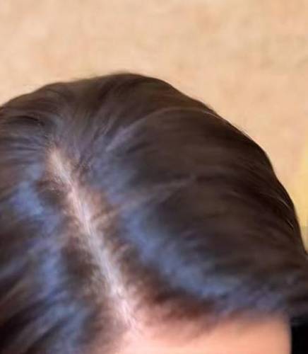 باروكة شعر طبيعي 16انش  كثافه 150% لون اسود طبيعي  فروه حرير  مقاس ميديم 