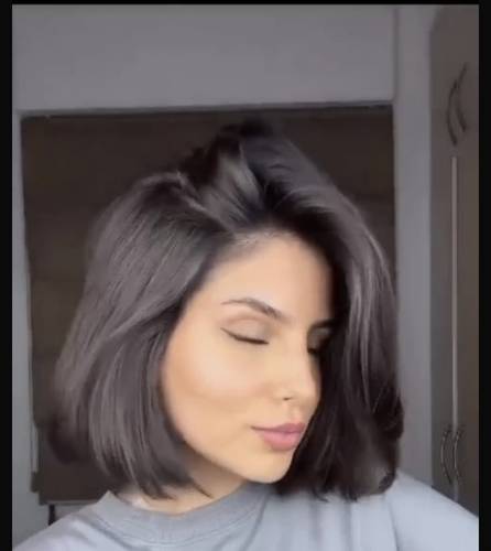 باروكه شعر طبيعي طول 12 انش كثافه 230% جذور دائريه اسود طبيعي