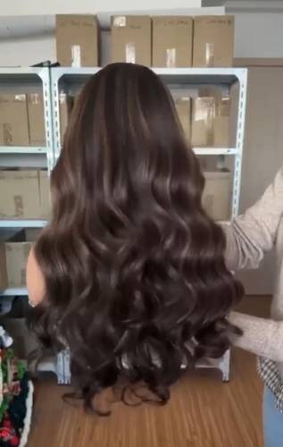 بارةكة شعر طبيعي طول ١٤ انش لون مخصل كثافه ١٨٠% شعر طبيعي ميه بالميه 