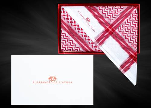شماغ اليساندرو ديل اكوا أحمر ALESSANDRO DELL ' ACQUA AN-R