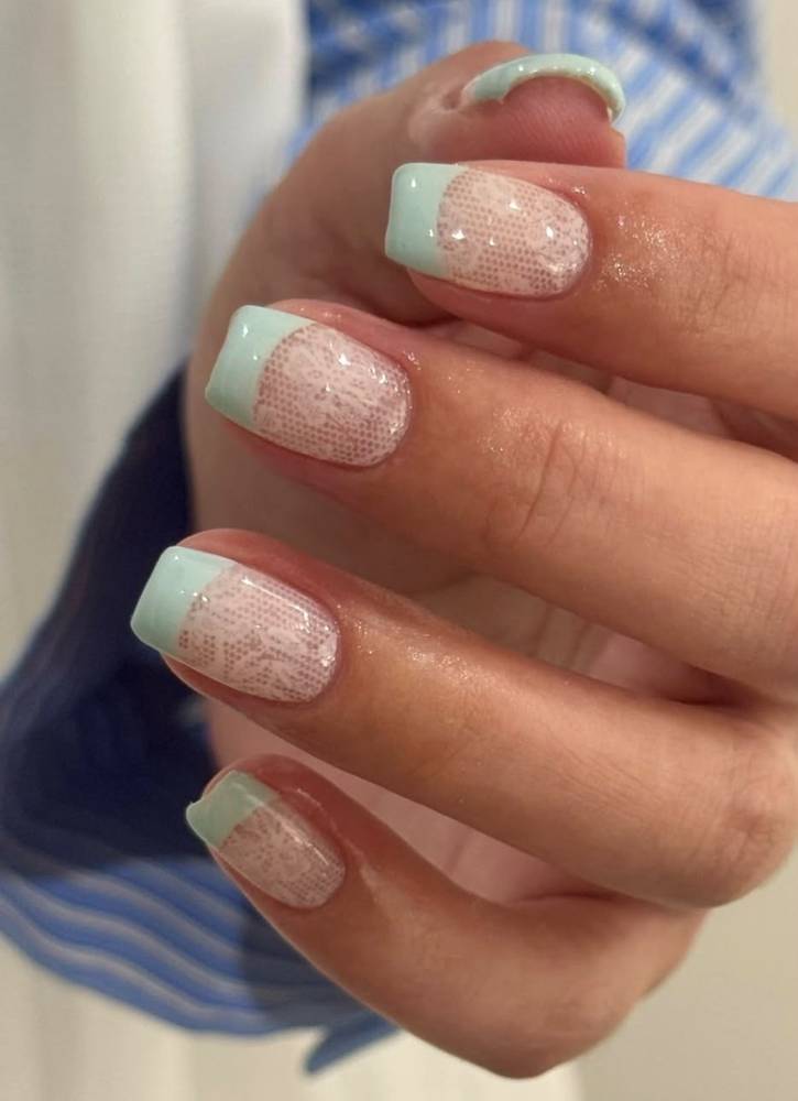 French Lace Nails🌸