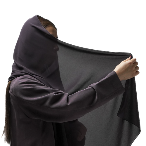 شيله شيفون سادة