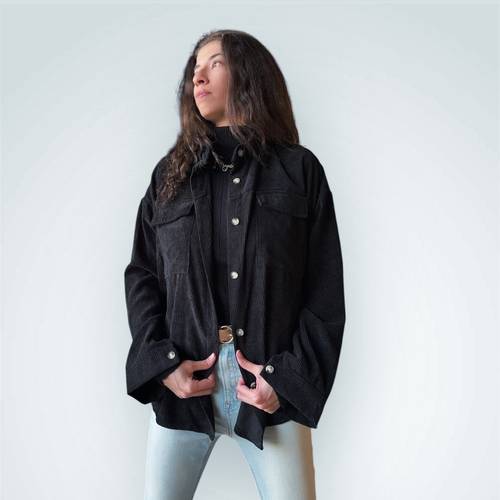 Charcoal Charm Corduroy