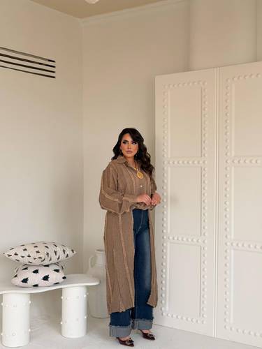 Zyra Kimono In Beige