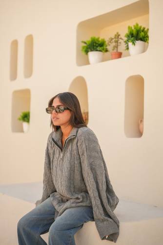 The Cozy Zip Knit