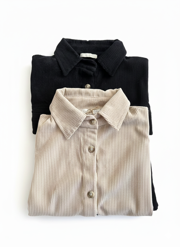 Charcoal Charm + Camel Glow Corduroys (2 Pieces)