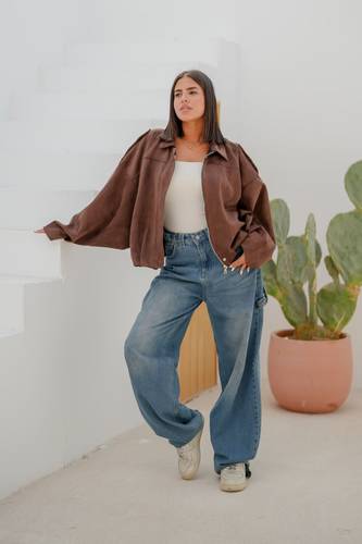 Brown Mist Suede Jacket