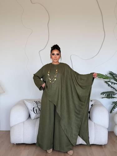 The Flowy Set In Olive