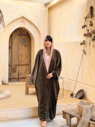 Al Aseel Kuftan In Olive