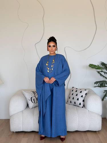The Flowy Set In Indigo