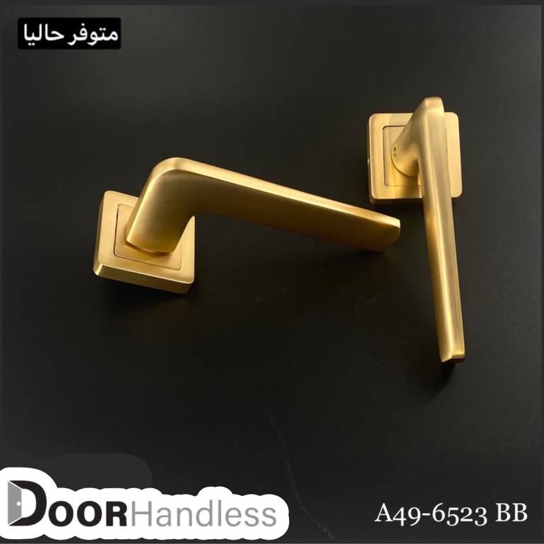 مسكات ابواب مفصول ذهبي مطفي BB