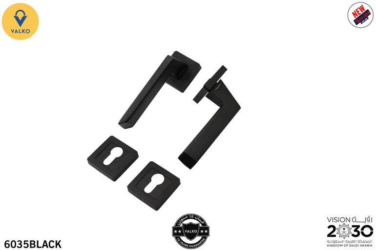 مسكات مقابض ابواب فالكو  6035 اسود valko