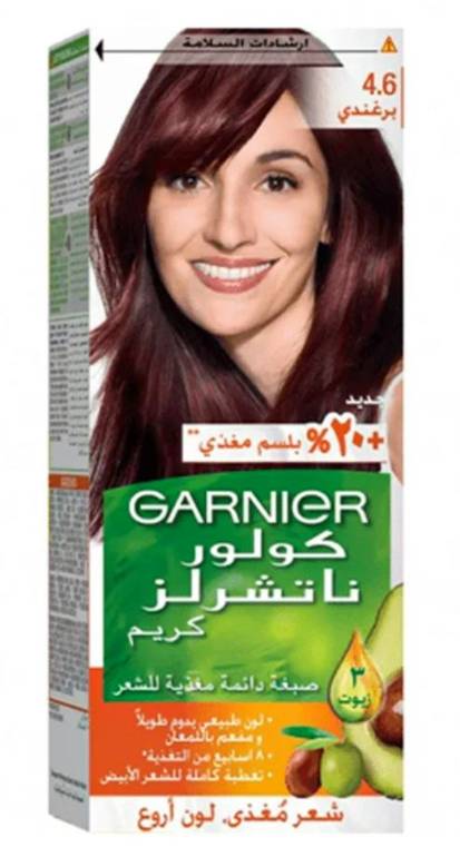 صبغة شعر غارنييه برغندي رقم 4.6