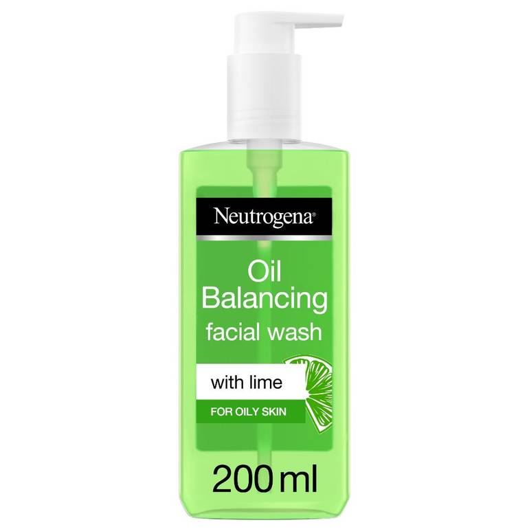 Neutrogena Oil Balancing Face Wash, with Lime,for Oily Skin- 200ml