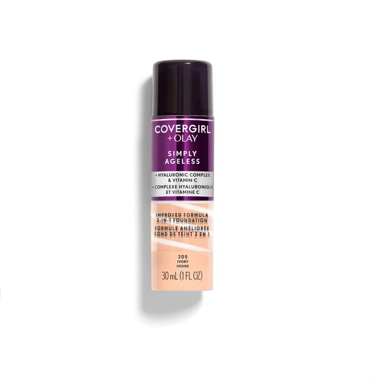 Cover Girl Olay Simply Ageless 3-In-1 Foundation - 205 Ivory 30 ml