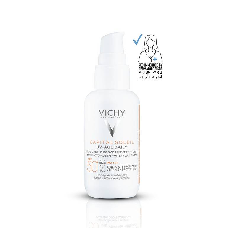 Vichy Capital Soleil UV - Age Daily Tinted Anti Ageing Fluid SPF 50+ with Niacinamide 40 ml