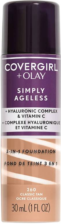Cover Girl Olay Simply Ageless 3-In-1 Foundation - 260 Classic Tan