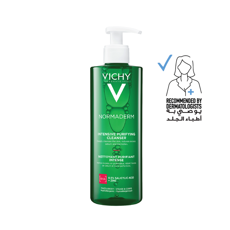 Vichy Normaderm Phytosolution Intensive Purifying Gel For Oily And Acne-Prone Skin 400 ml